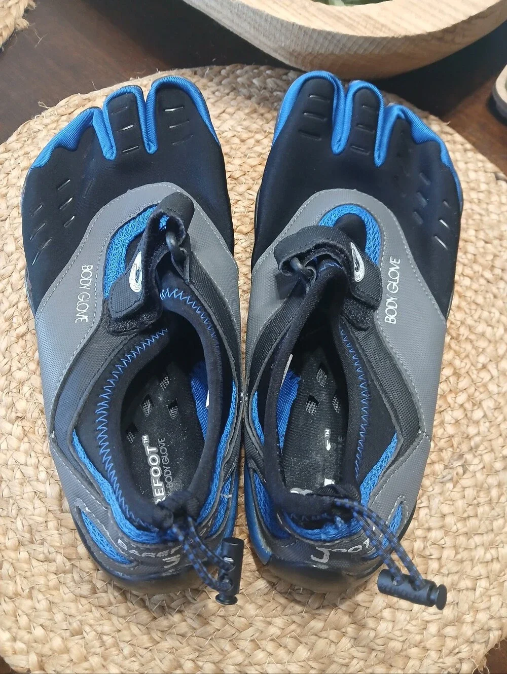 Body Glove Men’s Barefoot Max  Five-Toe Water Shoes Beach River Hiking Outdoor